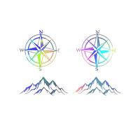 Car Body Stickers - Car Door Decals, Decorative Auto Graphics Stickers | Automotive Exterior Decoration System, 4X Çar Sticker Solution for RV SUV Auto Vehicles Styling