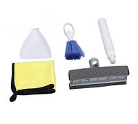 Car Care Kit | Multipurpose Interior Tools for Seats/Vents/Windshield | Soft Fiber Brushes & Wipes, Ergonomic Handle