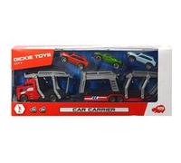 Dickie Toys Transporteur pour 3 Voitures 203745008 – 2 modèles, 3 jouets, 28 cm, dès 3 ans