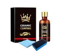 Car Ceramic Coating Kit, Hydrophobic Paint Protection Restorer, 50ml Auto Shine Enhancer for Long Lasting Gloss Finish, Scratch Resistance Layer Formula, Automotive Detailing Solution