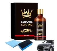 Car Ceramic Coating - Long-lasting Hydrophobic Shine Ceramic | 50ml Detailing Hydrophobic Restorer | Auto Paint Coating Agent For Truck Automotive Vehicle Pickup SUV RV Outdoor Daily Garage Road Trip