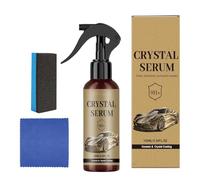 Car Ceramic Coating Spray - 100ml Car Paint Coating with Sponge and Towel | Automotive Detailing Care Shine | Ceramic Côating 100ml Complete Kit | Long Lasting Shine