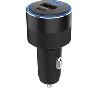 Car Charger 3in1 130w Usb-C Pd, Chargeur De Voiture Pour Appareils Usb-A Usb-C, Charge Rapide Avec Usb-C Pd 100w, Voiture & Camion, Pour Ordinateur Portable Smartphone Tablette