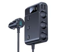 Car Charger, Adapter Plug, 4.41x2.95x1.3in Charging Port, Fast Speed, Safe Design for Road Trip, Accessories, Camping, Travel, Power Supply, Tablets, Laptops, Vehicles, Devices