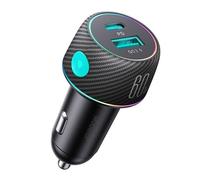 Car Charger Joyroom Ccn01, 1x Usb Qc3.0, 1x Usb-C Pd 60w (Black)