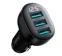 Car Charger Joyroom Jr-Ccd03 , 3.4a, 3x Usb Digital Display