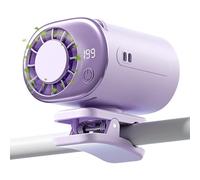 Car Clip Fan Portable Cooling Fan 360 Degree Rotation, Strong Airflow Device Quiet Compact Design for Traveling Fishing Jobsite Camping Road Trip Beach Men Women Teens Adults Use Kit