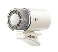 Car Clip Fan, Portable Cooling Fan, 360 Degree Rotation, Strong Airflow Device Quiet Compact Design for Traveling Fishing Jobsite Camping Road Trip Beach Men Women Teens Adults Use Kit