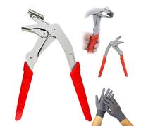 Car Clip Pliers & Trim Removal Tool, Spring-Loaded Fastener Rivet Remover for Car, Auto Fastener Clip Removal Pliers for Interior & Exterior Trim, Mechanic, Damage Free Disassembly (1Stück)
