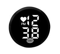 Car Clock | Car Dashboard Accessories | Motorbike Adhesive Digital Clocks, Small Stick On LED Time Display | Timepiece Watch for Carr Bike Truck Motorcycle Dashboarrd