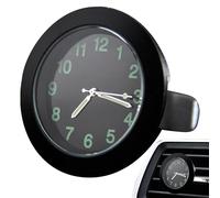Car Clock - Metal Plating 4,5 cm | Strong Adhesive Mini Glowing Car Watch | Universal Portable Dashboard Clock For Decoration And Vehicle Interior Accessory