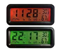 Car Clock Small Led Humidity Monitor 3.15x1.18inch
