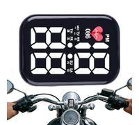 Car Clock - Waterproof Stick On LED Display 50mm Design | Small Digital Clock, Dashboard Time Display, Self Adhesive VehicleClock, Compact Automotive Time Gauge | DashboardDisplay