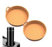 Car Coasters - 2 Pieces Non-Slip Silicone Cup Holder Inserts | Automobile Interior Accessories for Spills, Dashboard, Center Console, Commuting, Camping, Road Trips, Car Organization, Vehicle Drink