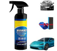 Car Coating Spray Plus, Polish for Scratches & Swirls, All-in-1 Waterless Wash, Glass Cleaner, Long Lasting Gloss & Hydrophobic Protection (1pcs)