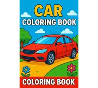 Car Coloring Book: 11 cars to color | black pages to prevent bleed-through | perfect gift idea | great for kids’ creativity