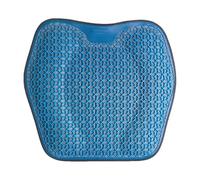 Car Cooling Cushion - Gel Seat Pad | Pressure Relief Support with Breathable Honeycomb Grid, Comfort Mat for Driving Commute, Automotive Interior Accessory Black Finish, Ventilated Sitting Solution