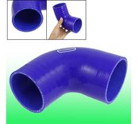 Car Cooling System 64-70mm Inner Dia 90 Degree Elbow Silicone Hose Reducer Bleu