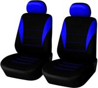 Car Cover Protector Universal Front Vanish Protective Car Styling Interior Accessories Blue 4-Piece Set