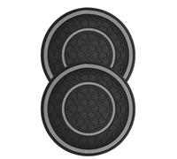 Car Cup Coaster, Absorbent Drink Mat, Non-Slip Waterproof Pad, 2 Pack Stylish Design, Protective Cover for Women, Teen Drivers, Commute, Road Trip, Ride Sharing Easy to Use