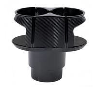 Car Cup Holder Adapter ABS Carbon Fiber Finish