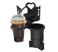 Car Cup Holder Expander, Adjustable Base Adapter, 6.5cm/2.66in Large Bottle Rack Organizer, Expandable Design for Vehicles, Space-Saving Console Solution, for Auto Truck Road Trips