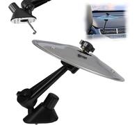 Car cymbale Air Vent Crash Cymbal avec Soun brillant , Clip-on Easy Riding for Music Lovers, Accessoire durable compact pour tous (argent)