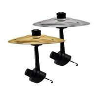 Car Cymbals Air Vent, 2 Pièces Mini Cymbale De Voiture Crash, Cymbales D'aération De Voiture, Clips Pour Ventilation De Batterie, Cymbales À Doigts, Instruments De Percussion Musicale Décoration