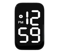 Car Dashboard Clock Digital LED Luminous Waterproof Stick On Vehicle Watch