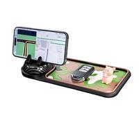 Car Dashboard Mat - Anti Slip Dashboard Mat for Car | Storage Organizer Phone Holder Tray | with Number Plate, 23x12cm Silicone, for Auto SUV Truck RV Sedan Keys GPS Sunglasses Interior Decor