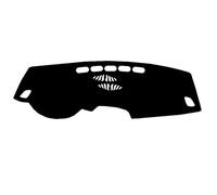 Car Dashboard Mat Tapis de Tableau de Bord antidérapant en Cuir suédé pour BMW Série 1 2017-2019, Compatible avec Les modèles LHD(Black Edging LHD)