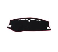 Car Dashboard Mat Tapis de tableau de bord antidérapant en cuir suédé pour Hyundai Encino 2018-2020(Red edging LHD)