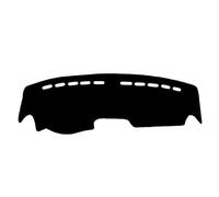 Car Dashboard Mat Tapis de tableau de bord antidérapant en cuir suédé pour Suzuki Wagon-R X5 2013-2020, compatible avec conduite à gauche et à droite(X5 black edging LHD)