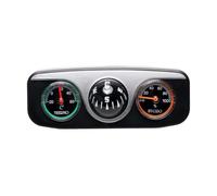 Car Dashboard Mount, Navigation Direction, 3-Way Portable Dashboard Compass | Triple-Function Vehicle Dashboard Mount Navigation Thermometers Hygrometer for Cars Trucks Boats Marine, Vehicles, Dashboard