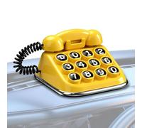 Car Dashboard Phone Number Sign Plate - Creative Retro Telephone Design