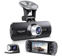 Car Dashcam Front Rear Dash Cam 1080P FHD 2.7 Inch Car Dashcam with 170° Wide Angle G-Sensor Parking Mode 24H Night Vision Loop Recording WDR
