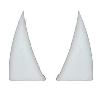 Car De Dents De Vampire | Décor De Pare-Chocs d'halloween | Devil Horns Étanche | Matériau ABS, Chaleur Et Étanche, 3 Tailles, Env. 7.5-11,7 Cm, Idéal pour Une Décoration Automobile Remarquab