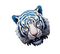 Car Decorative Sticker - Tiger Head Bumper Decal, Creative Auto Self-Adhesive Vinyl For Cars, Motorcycles, Walls, Scratch-Resistant Car Accessory, Decorative Decal For Vehicle And Bike