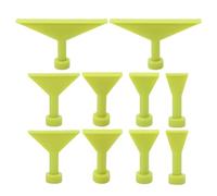 Car Dent Puller Tabs Lot de 10 tampons adhésifs doux pour la peinture, outil de réparation de voiture, pour portes, capot et appareils électroménagers en cas de dommages causés par la grêle