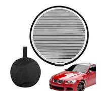 Car Dent Reflector - Flexible Panel 80x78x2cm | Striped Design Vehicle Body Repair Tool, Reflective Dent Detection Board | For SUV Truck Off Road Minivan Racing Caravan Use With Storage Bag