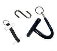 Car Dent Repair Kit S-Hook Nylon Strap White Rod