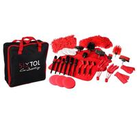 Sixtol - Kit CAR Detailing 33, 33 pièces multifonctions pour intérieur et extérieur