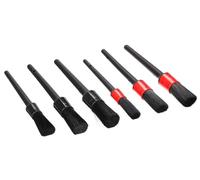 CAR Detailing Drill Brush Lot de 6 brosses de forage pour nettoyage de voiture | Entretien professionnel de voiture | Nettoyage et lavage de la voiture | Pour intérieur et extérieur | Moteur | Roues |