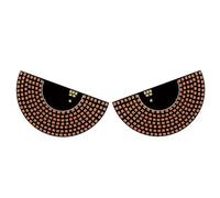 Car Devil Eyes Light - LED Eyes Windshield, Full Color Dynamic Flexible LED Programmable Display, Car Decoration Expression Light, Auto Window Lamp For Cars, Sedans