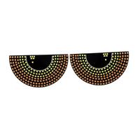 Car Devil Eyes Light - LED Eyes Windshield, Full Color Dynamic Flexible LED Programmable Display, Car Decoration Expression Light, Auto Window Lamp For Cars, Sedans