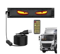 Car Devil Eyes Screen Light | LED Devil Eyes Car Light | Automotive LED Devil Eyes | Customizable Car Lights, Devil Eyes Headlight Kit, Aggressive Car Lights, Color-Changing Devil Eyes