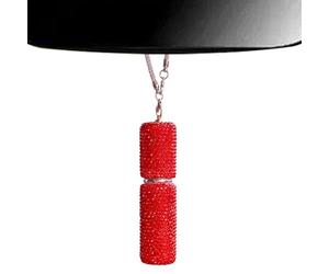 Car Diffuser - 5ml Rhinestone Refillable Hanging Air Freshener Bottle, Empty Interior Decor Fragrance Container with Adjustable String Leak Resistant Glass Design for Women Driver Truck SUV RV Sedan H