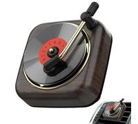 Car Diffuser - PC, 6.14x6.14x2.68in Air Freshener Retro Phonograph Design And Essential Oil Aromatherapy | Car Aromatherapy Ornament, Air Vent Freshener For Cars, Home, Office, Gift, Vehicle Interior
