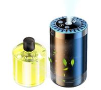 Car Diffuser, USB Smart Humidifier, 2.56x2.56x4.33 inches 7 Color Starry Light, Vital Oil Diffuse, Compact Design, Perfect for Indoor Relaxation, Home, Studio, Nursery, Travel, Bedroom
