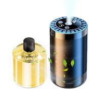 Car Diffuser, Usb Smart Humidifier, 7 Color Led Oil Vaporizer, 2.56x2.56x4.33 Inches Silent Mist Maker, Compact Aromatherapy Light for Home, Bedroom, Studio, Bathroom, Nursery, Travel Tent